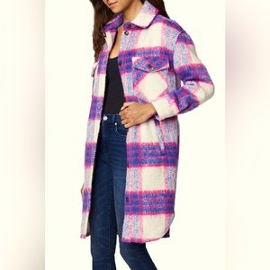 BLANK NYC Plaid Fully Lined Shacket - 75% Off!